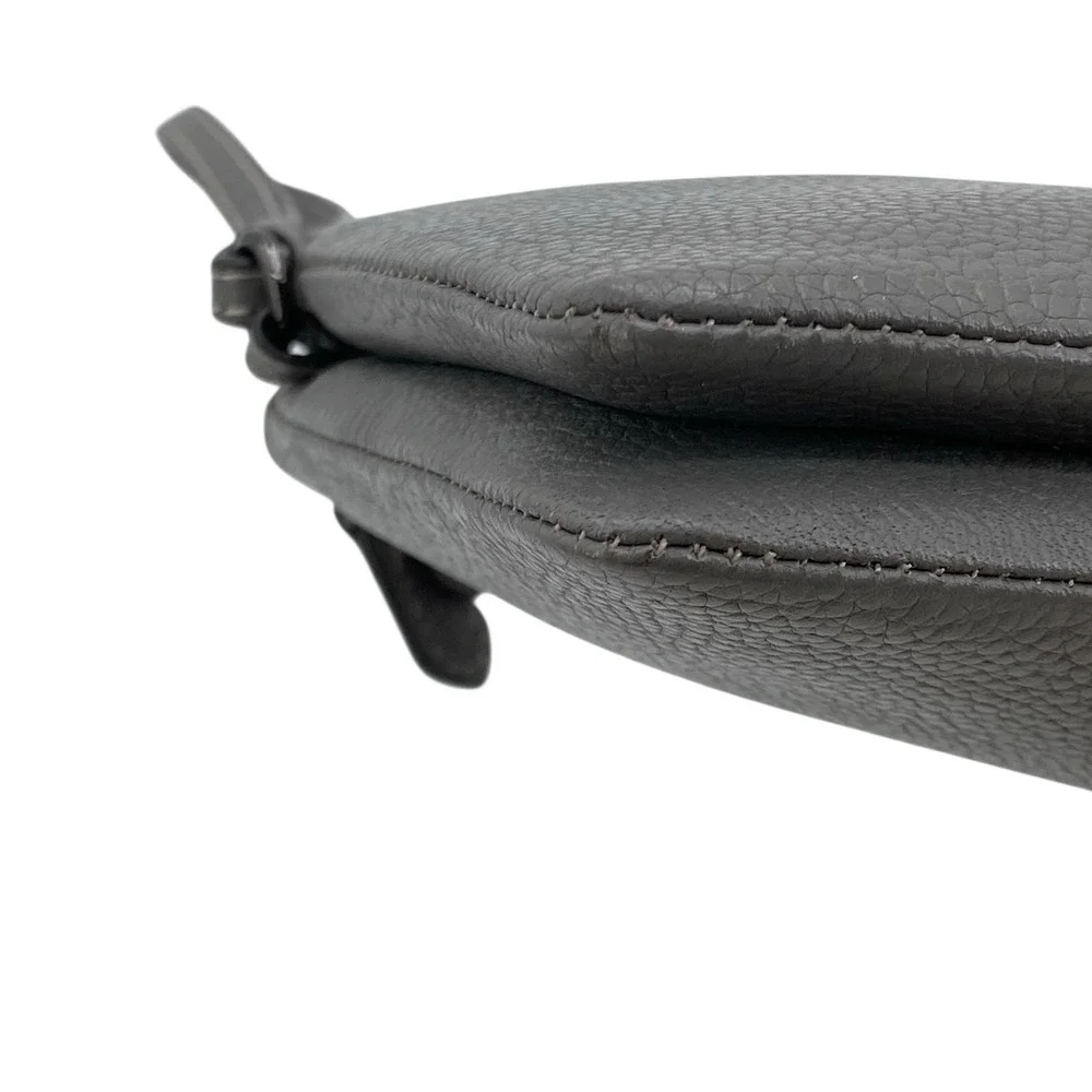 Coach Double Zip Wallet/Wristlet Gray‎ Leather 54052 - Picture 9 of 16